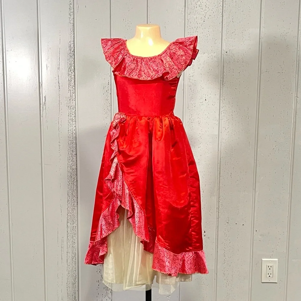 ***Disney Girl's  Princess Elena of Avalor  Halloween Costumes  Sz 7/8